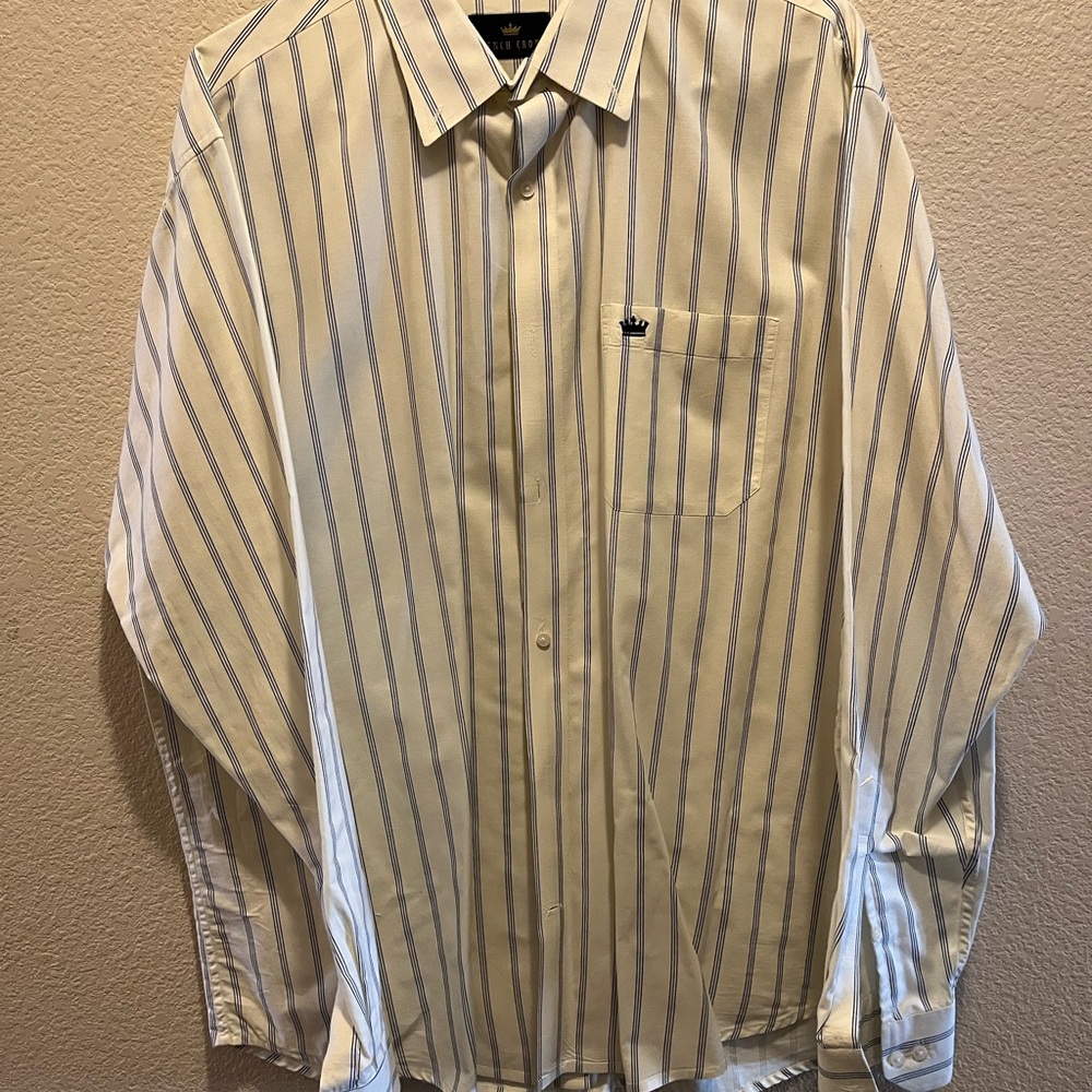 Men's Striped Button-Down Shirt